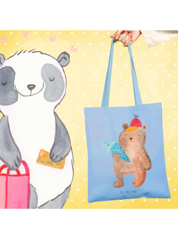 Mr. & Mrs. Panda Tasche Bär Schultüte ohne Spruch in Sky Blue