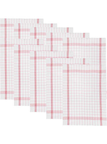 Erwin Müller Geschirrtuch 10er-Pack in rot