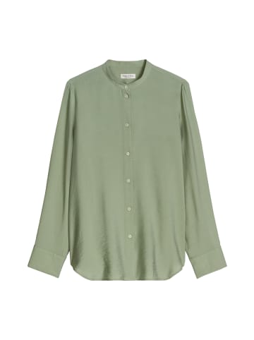 Marc O'Polo Crinkle-Bluse regular in Grey Silk