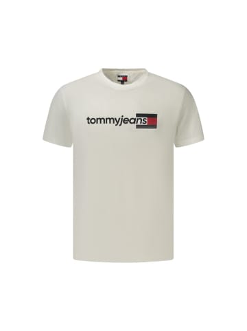 Tommy Hilfiger Weiß Herren T-Shirt aus Baumwolle