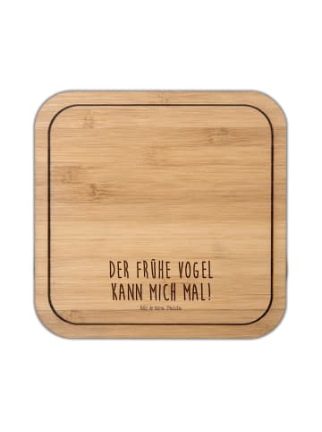 Mr. & Mrs. Panda Untersetzer Faultier Vogel mit Spruch in Transparent