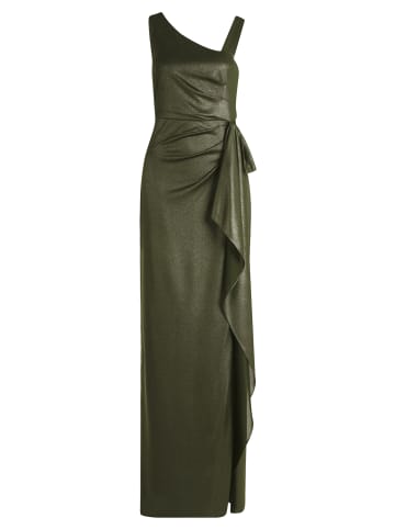 Vera Mont Abendkleid mit Volant in Avocado Green