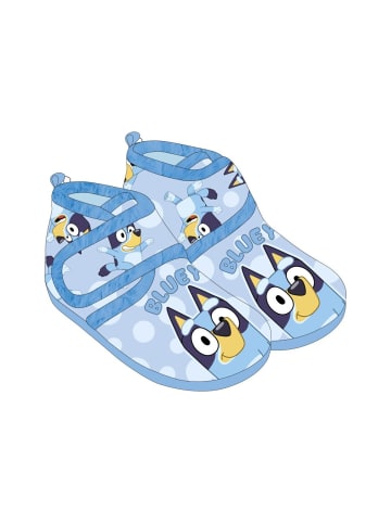 Bluey Dots Hausschuhe Kinder Pantoffeln rutschfest Blau