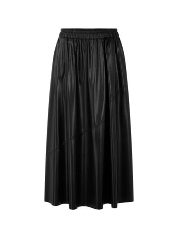 MARC CAIN COLLECTIONS Kunstlederrock in schwarz