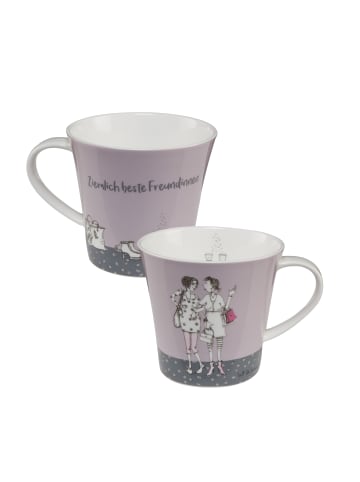 Goebel Coffee-/Tea Mug " Freundlieb  Ziemlich beste Freundinnen " in Lila