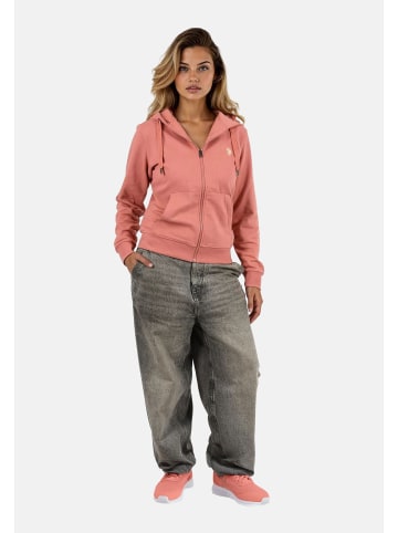 U.S. Polo Assn. Jacke U.S. POLO ASSN. Damen Sweatjacke P019 in Dark Rose