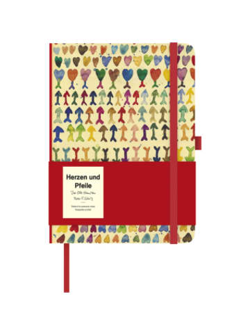 TeNeues Calendars & Stationery Kalender - Herzen und Pfeile Notizbuch