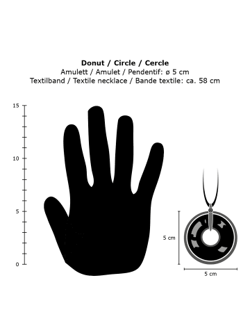 Goebel Halskette " Gustav Klimt - Adele Bloch-Bauer " in bunt