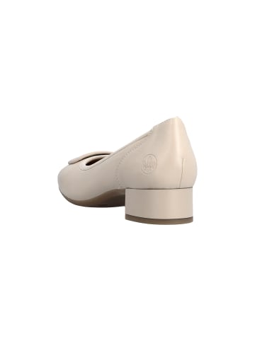 rieker Ballerinas mit Absatz aus Leder Beige