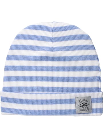 Makoma Babymütze Streifen in blau