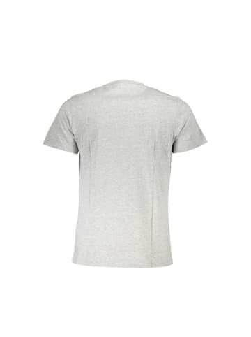 cavalli CLASS Graues Baumwoll-T-Shirt
