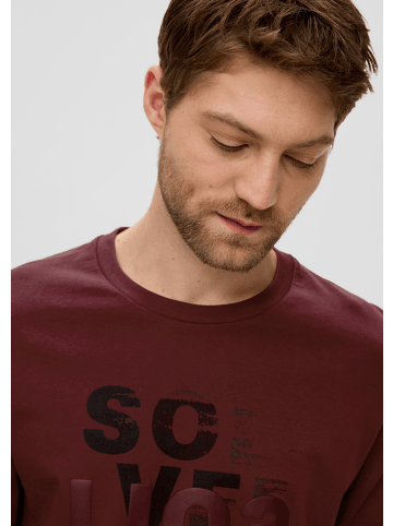 s.Oliver T-Shirt langarm in Rot