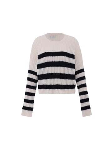 Libbi Damen Sweater in WOLLWEISS SCHWARZ