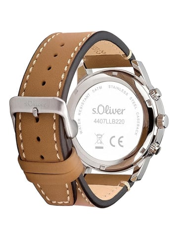 s.Oliver Quarzuhr SO-4407-LC in Silber