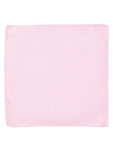 Finshley & Harding London Krawatte und Einstecktuch in rosa - 0001