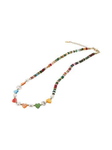 usha FESTIVAL Women Necklace With Lobster Clasp in Multicolor White