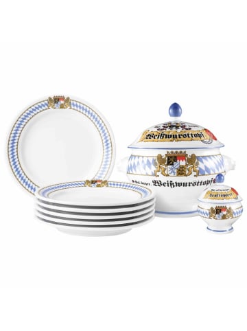 Seltmann Weiden 8er Set Weißwurst-Set Compact Bayern in bunt