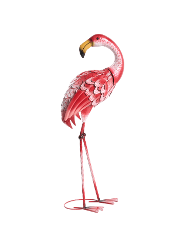 Beliani Gartenfigur PALAWAN in Rosa - (W) 20 x (H) 58 x (L) 17 cm