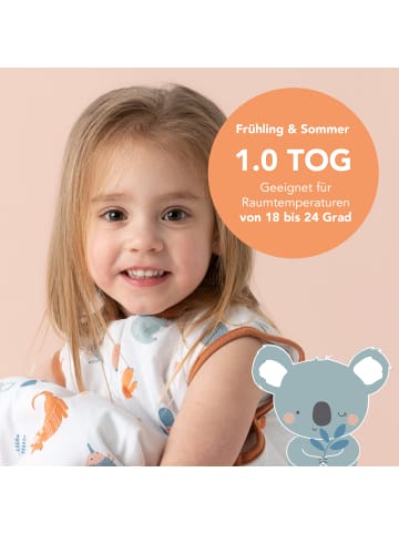 Schlummersack Babyschlafsack, 1.0 TOG in Braun