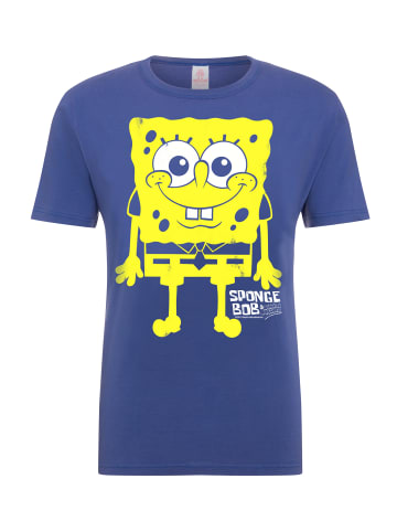 Logoshirt T-Shirts Spongebob Schwammkopf in blau