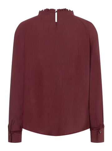 More & More feminine Bluse mit Faltendetail in pomegranate red