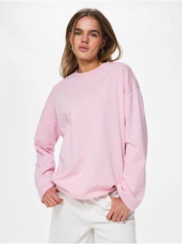 Pieces Oberteil mit langen Ärmeln in Roseate Spoonbill2