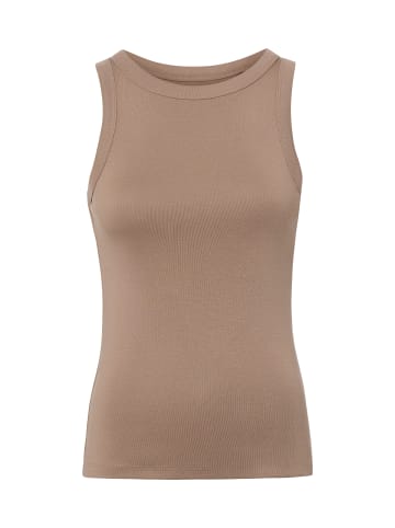 Marie Lund Top in taupe - 0049