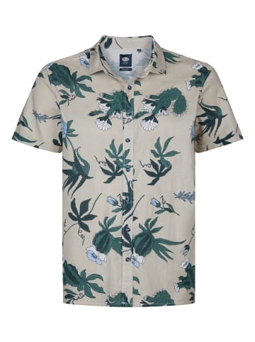 Petrol Industries Shirt in Übergröße mit Allover-Print Nomad in Braun