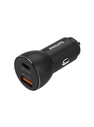 Philips Philips Auto-Ladegerät 3.1A Quick Charge QC3.0 Schwarz Phil-DLP2521/00