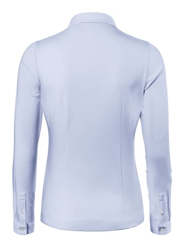 Vincenzo Boretti Bluse tailliert in hellblau