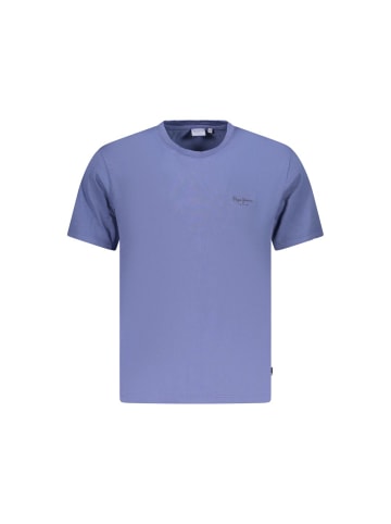 Pepe Jeans Blaues Baumwoll-T-Shirt