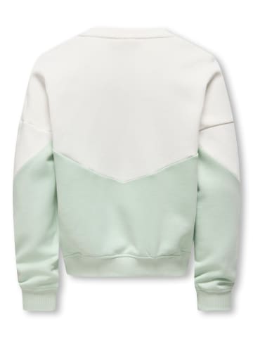 KIDS ONLY Sweatshirt in Cloud Dancer 2