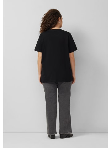 QS T-Shirt in 99D0_schwarz