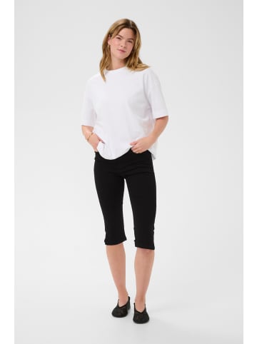 Kaffe Denim Caprihose KAzelina Slim fit in Black Deep