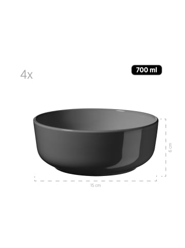 Mäser Kombiservice, Steinzeug ALENIA in Grau