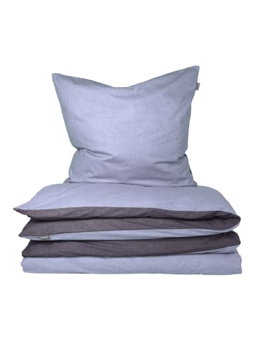 Schiesser Bettwäscheset Doubleface 2-teilig in Blau