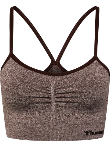 Hummel Hummel T-Shirt Hmlci Yoga Damen Dehnbarem Atmungsaktiv Schnelltrocknend Nahtlosen in JAVA MELANGE