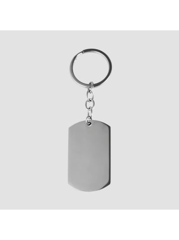Adeliás Unisex Anhänger – Schlüsselanhänger aus Edelstahl in silber