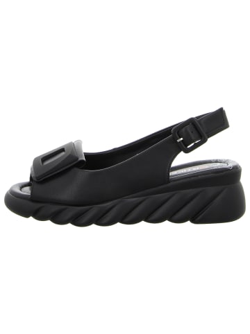 Artiker Keilsandalette in schwarz