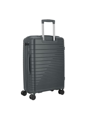 D&N Travel Line 4600 4 Rollen Kofferset 3-teilig in grey