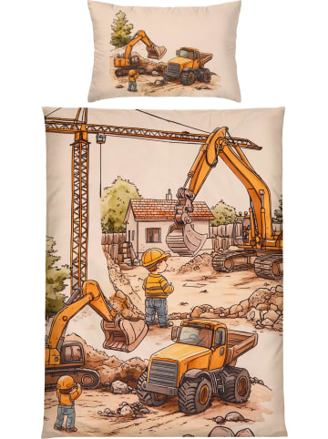 Erwin Müller Edel Flanell Kinder-Bettwäsche in sand