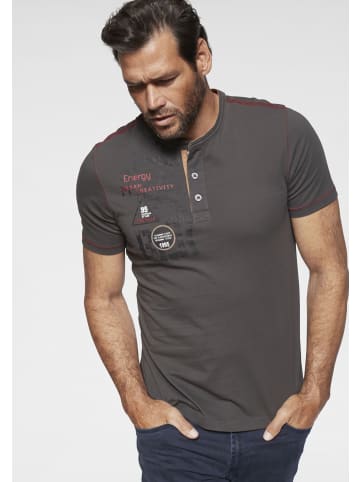 Man's World Henleyshirt in grau