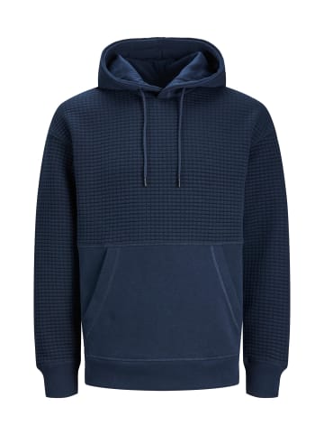 Jack & Jones Hoodie 'Black Structure' in dunkelblau