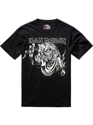 Brandit T-Shirt "Iron Maiden T Shirt Eddy Glow" in Schwarz