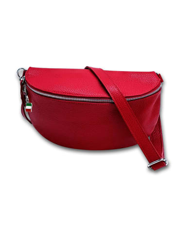 Florence Leder Gürteltasche Florence Tasche rot ca. 29cm