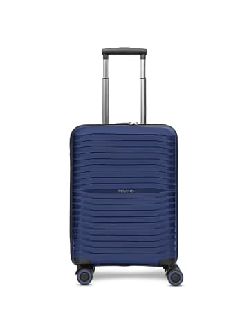 Stratic Shine 4 Rollen Kabinentrolley 55 cm in navy blue