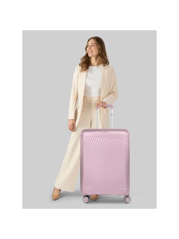 PICARD Vienna 4 Rollen Trolley M 65 cm mit Dehnfalte rose