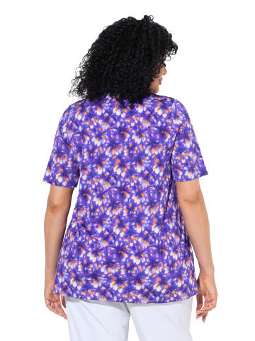 Ulla Popken Shirt in ultraviolett