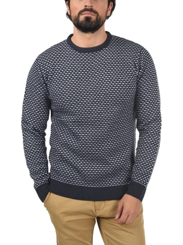 INDICODE Strickpullover IDCoppler 35452MM Strickpulli aus Grobstrick in dunkelblau
