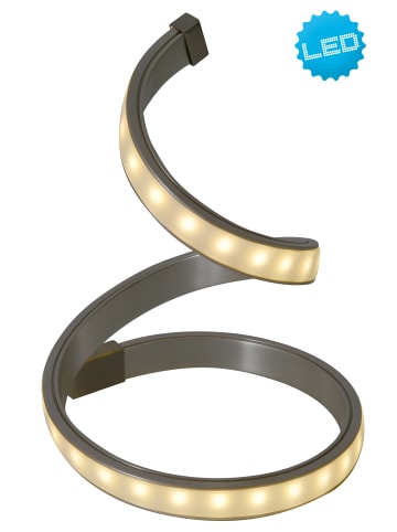 näve LED Tischleuchte "LOOP LINE" in stahl-blank - EEK G